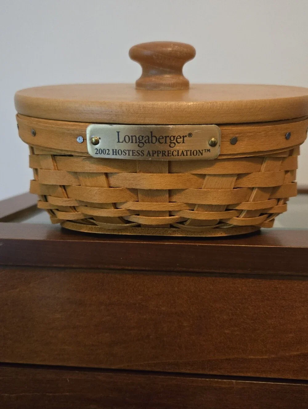 Longaberger 2002 Hostess Appreciation Basket